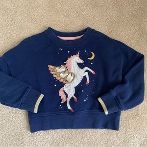 Unicorn Mini Boden sweatshirt